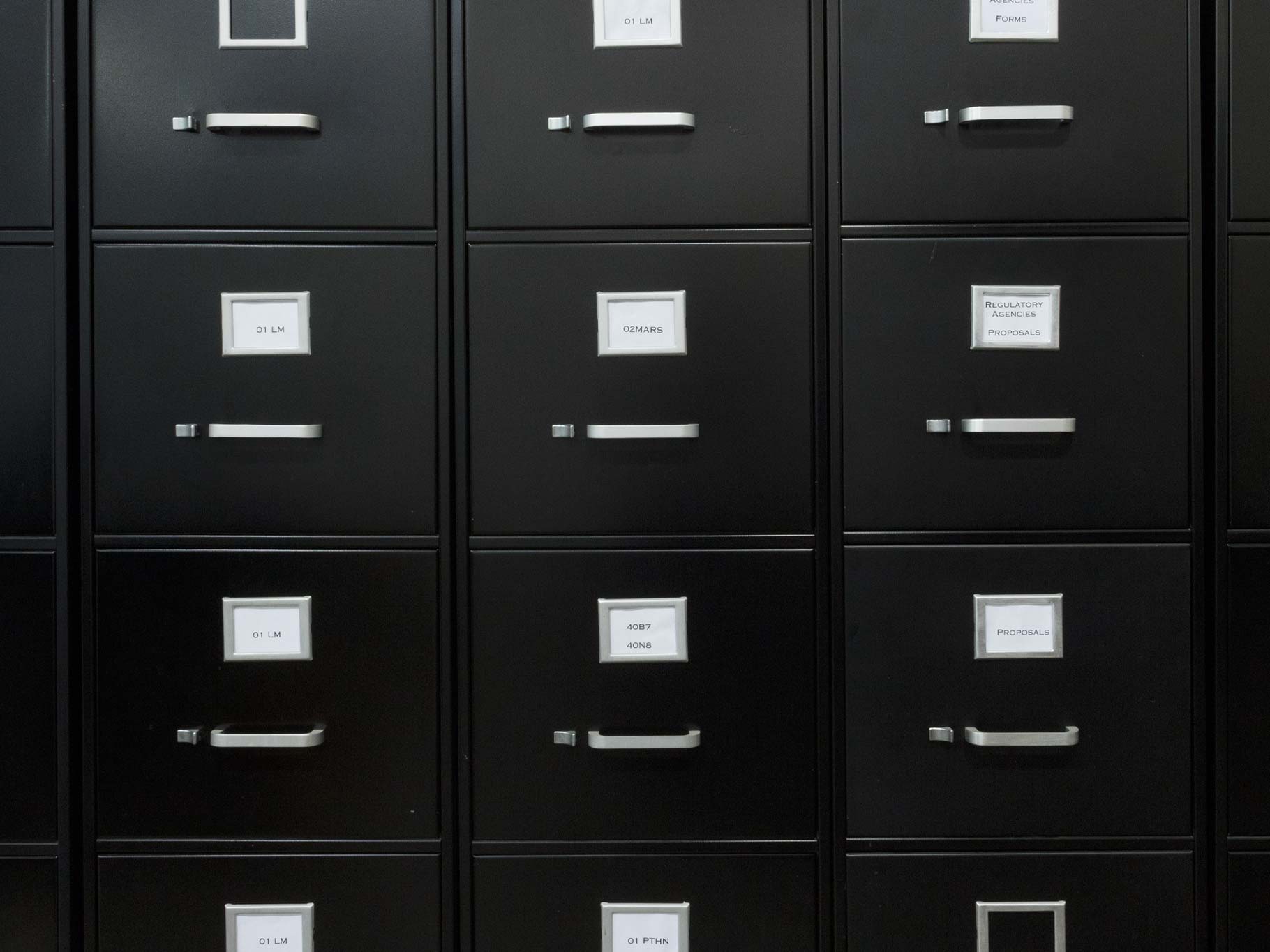 File Cabinets Full of Projects